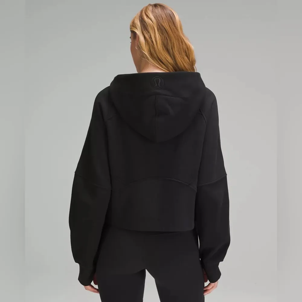 Scuba Oversized Half-Zip Hoodie. Black. Size XL/XXL NWOT - Image 3