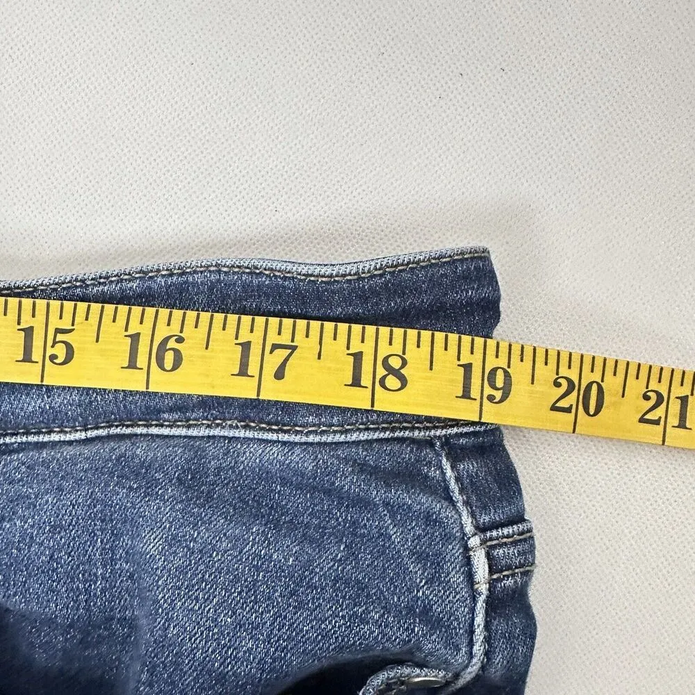 Judy Blue Jeans Womens 18W Distressed Bleach Splatter Boyfriend Fit Denim - Image 5