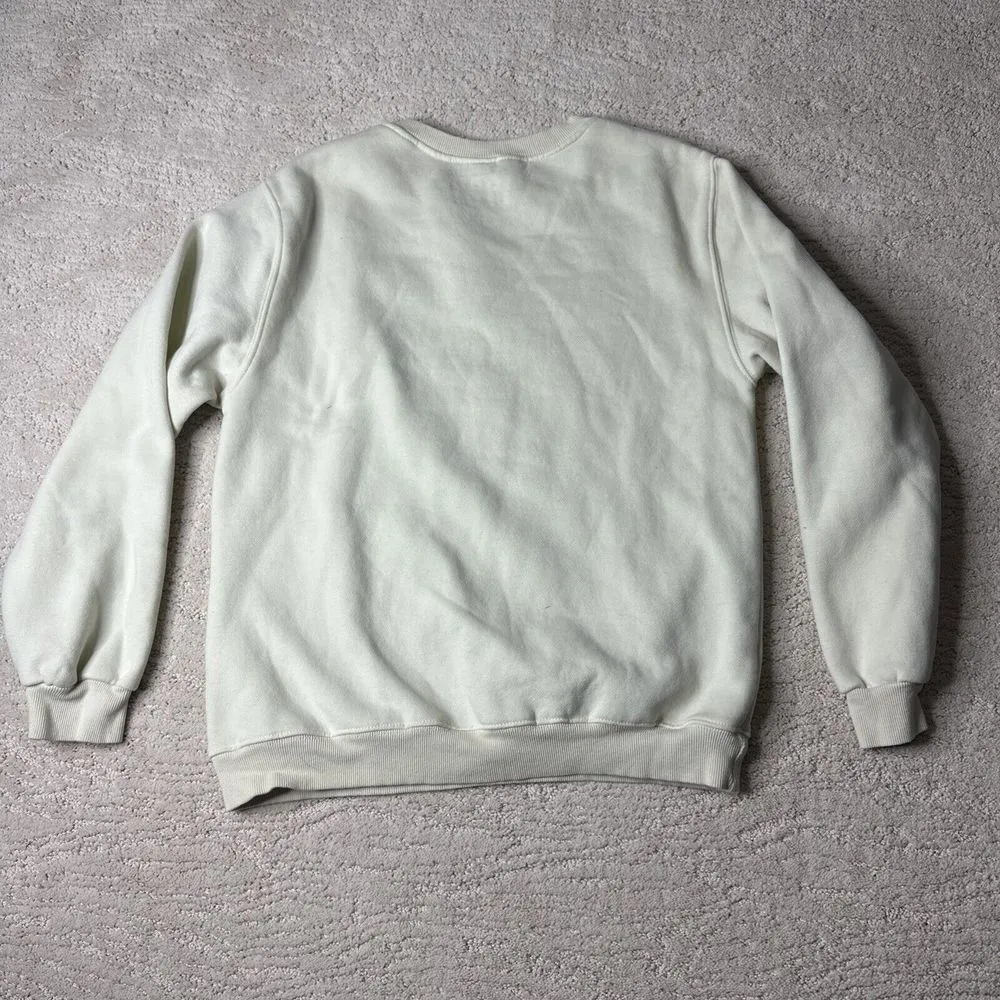 Women's Authentic Taylor Swift Size Small Cream Vault Tour Crewneck Sweater - Image 7