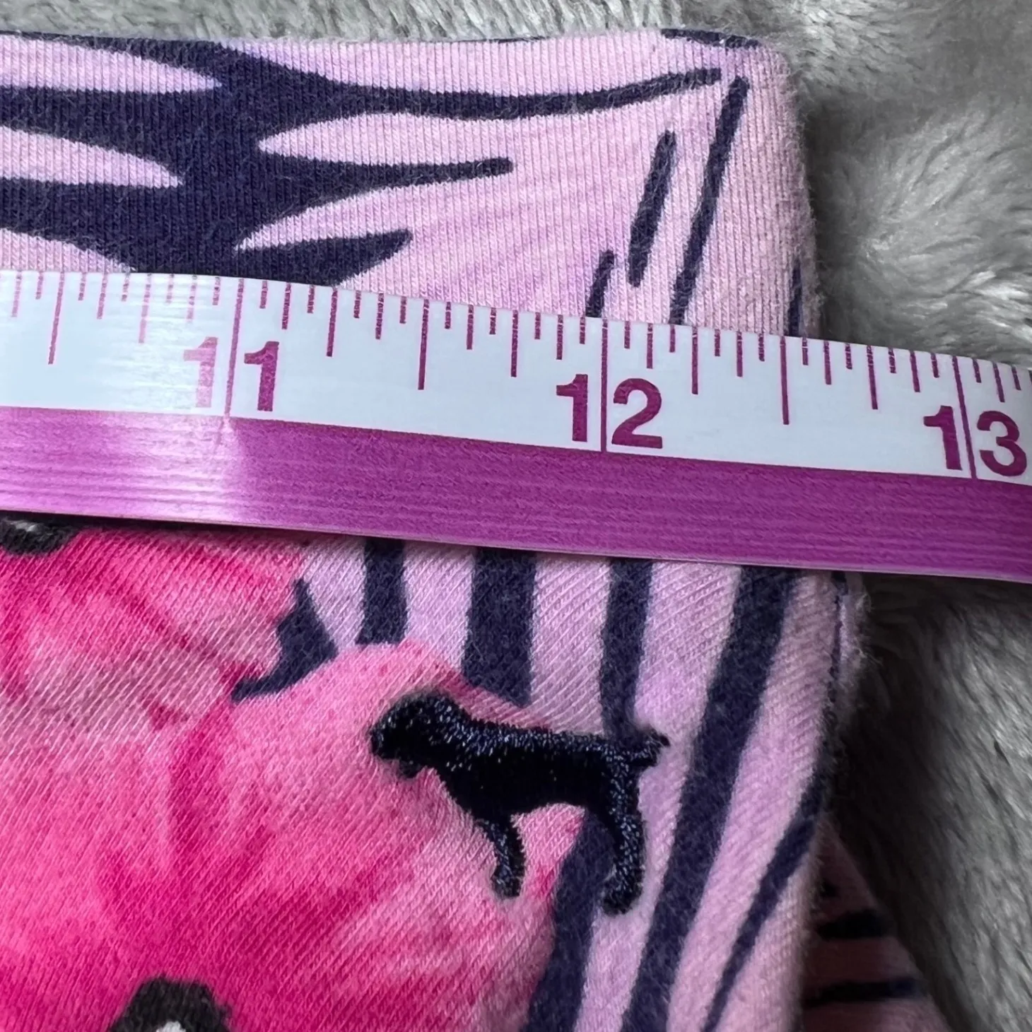 Victorias Secret Pink Skater Skirt Womens Small Pink Hibiscus Palm Leaf Mini - Image 10