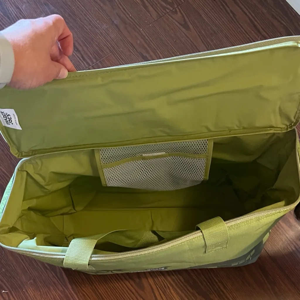 Trader Joe's Green Tote Bag - Image 2