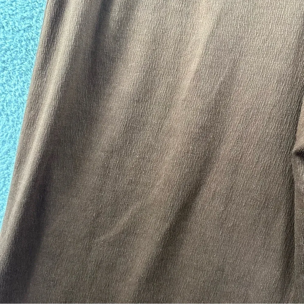 Matilda Jane Alice Textured Wide Leg‎ Pull On Pants Brown Women's Small x 20.5 - Image 3