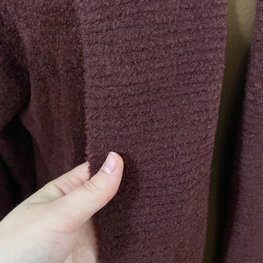 NEW Barefoot Dreams CozyChic Lite Circle Cardigan in rosewood size S - Image 8