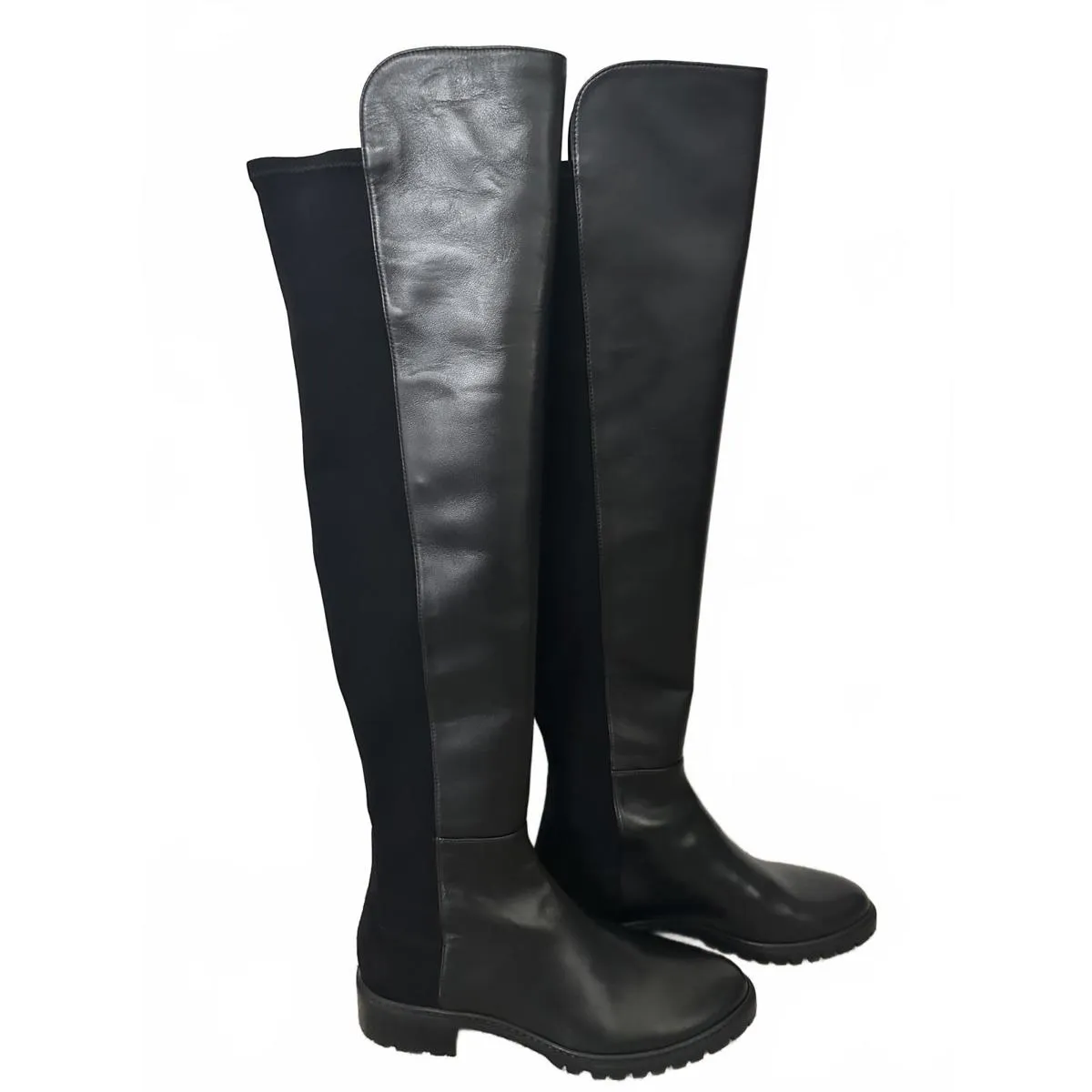 Stuart Weitzman City Over-the-Knee OTK Boots Nappa Leather/Black Size 7/37.5 EU - Image 3