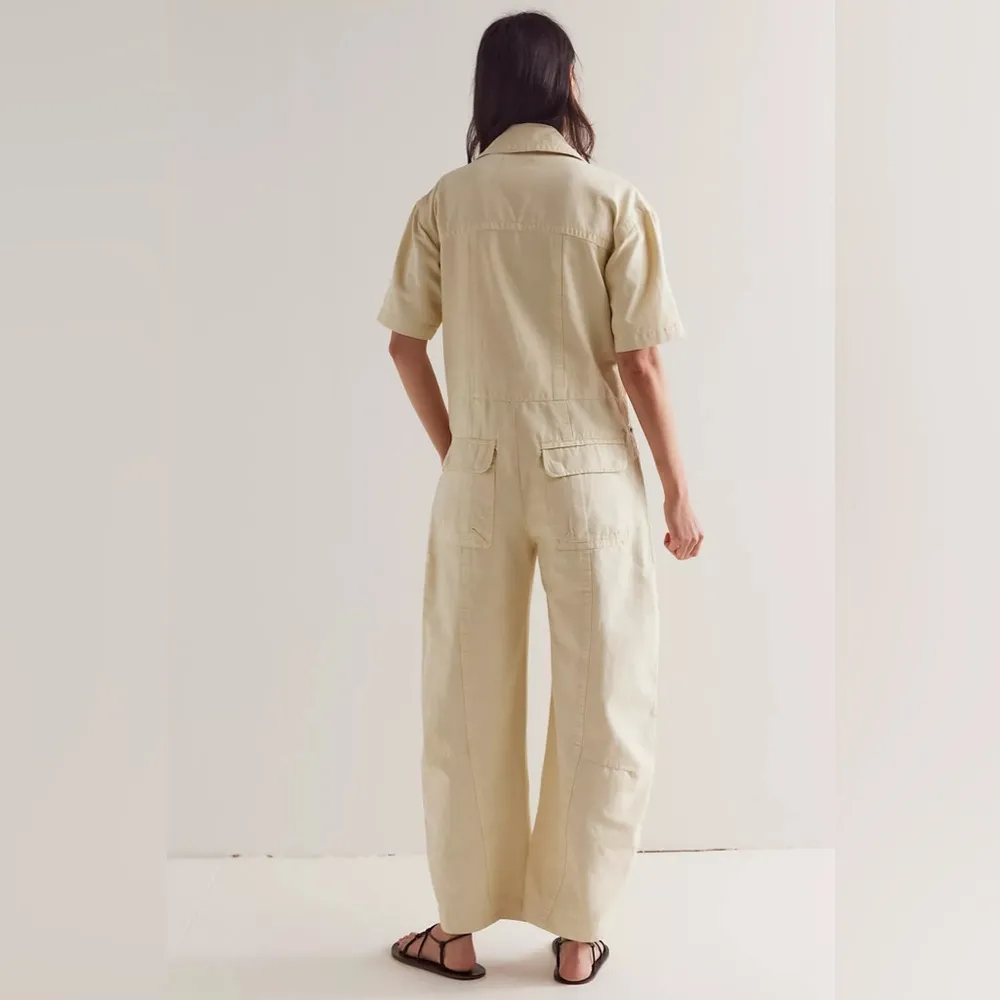 Free people Maxie Washed Coverall jumpsuit - Image 2