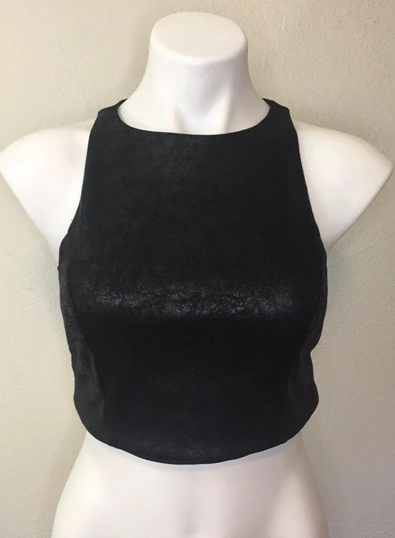 Black Crop Top - Image 2