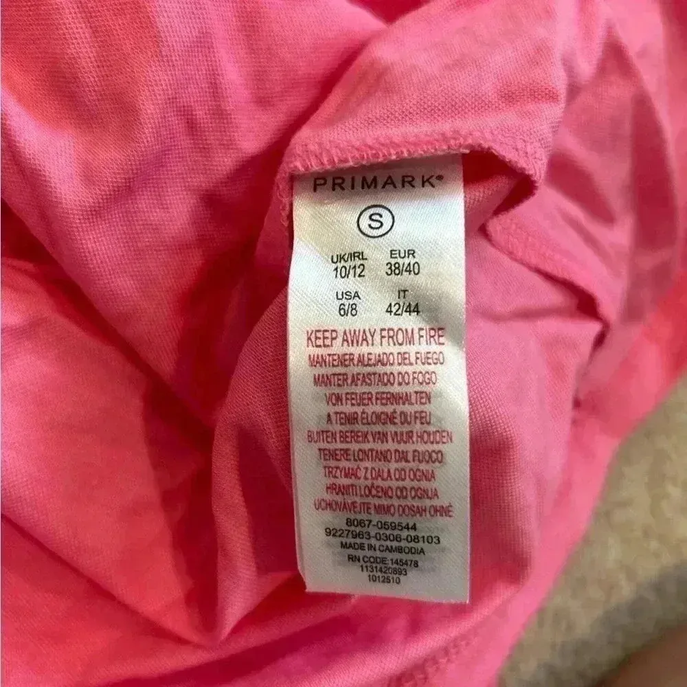 New with tags Primark peplum pink blouse in size small - Image 4