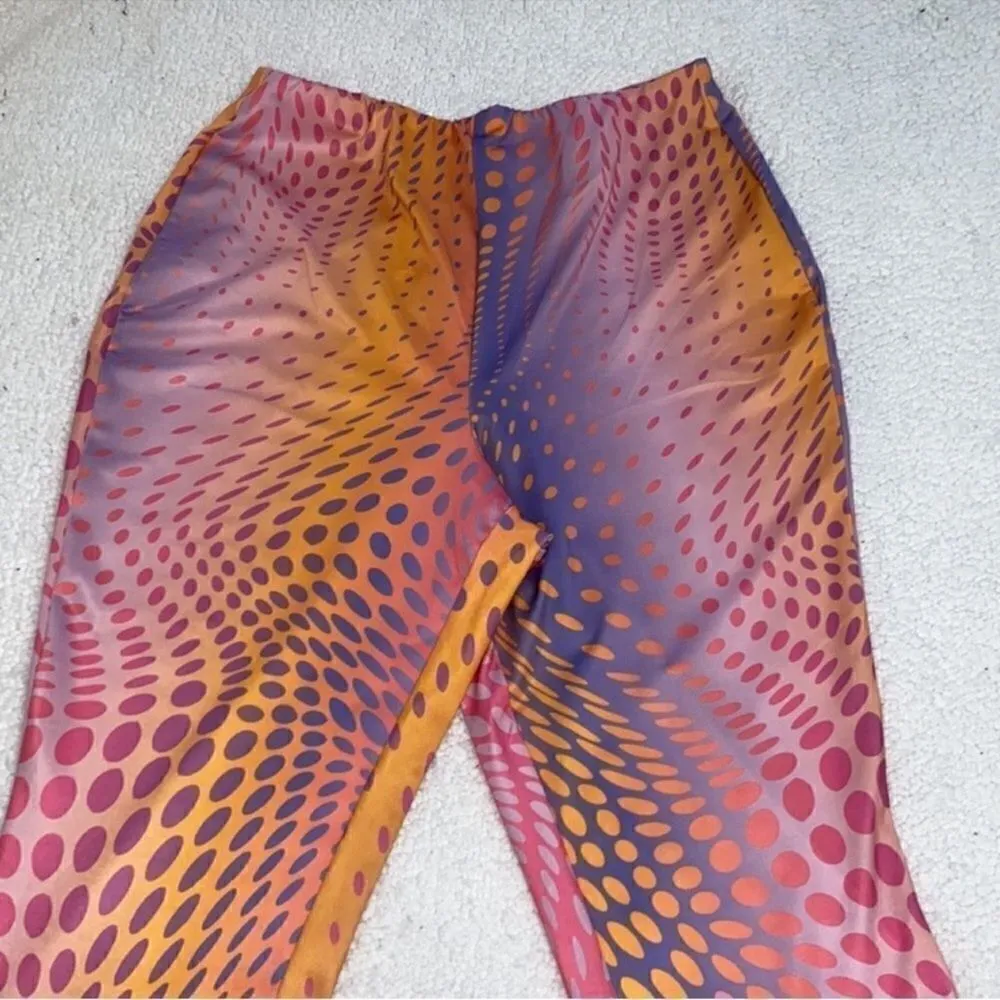 H&M Floral Print Flare Legging(Size Medium) - Image 4