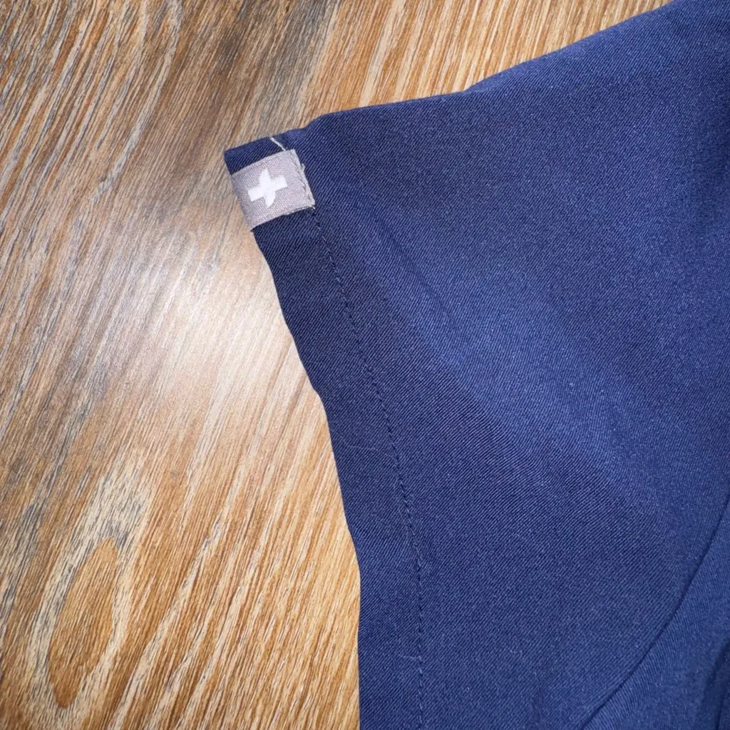 Figs Electric Blue V-Neck Scrub Top - Image 5