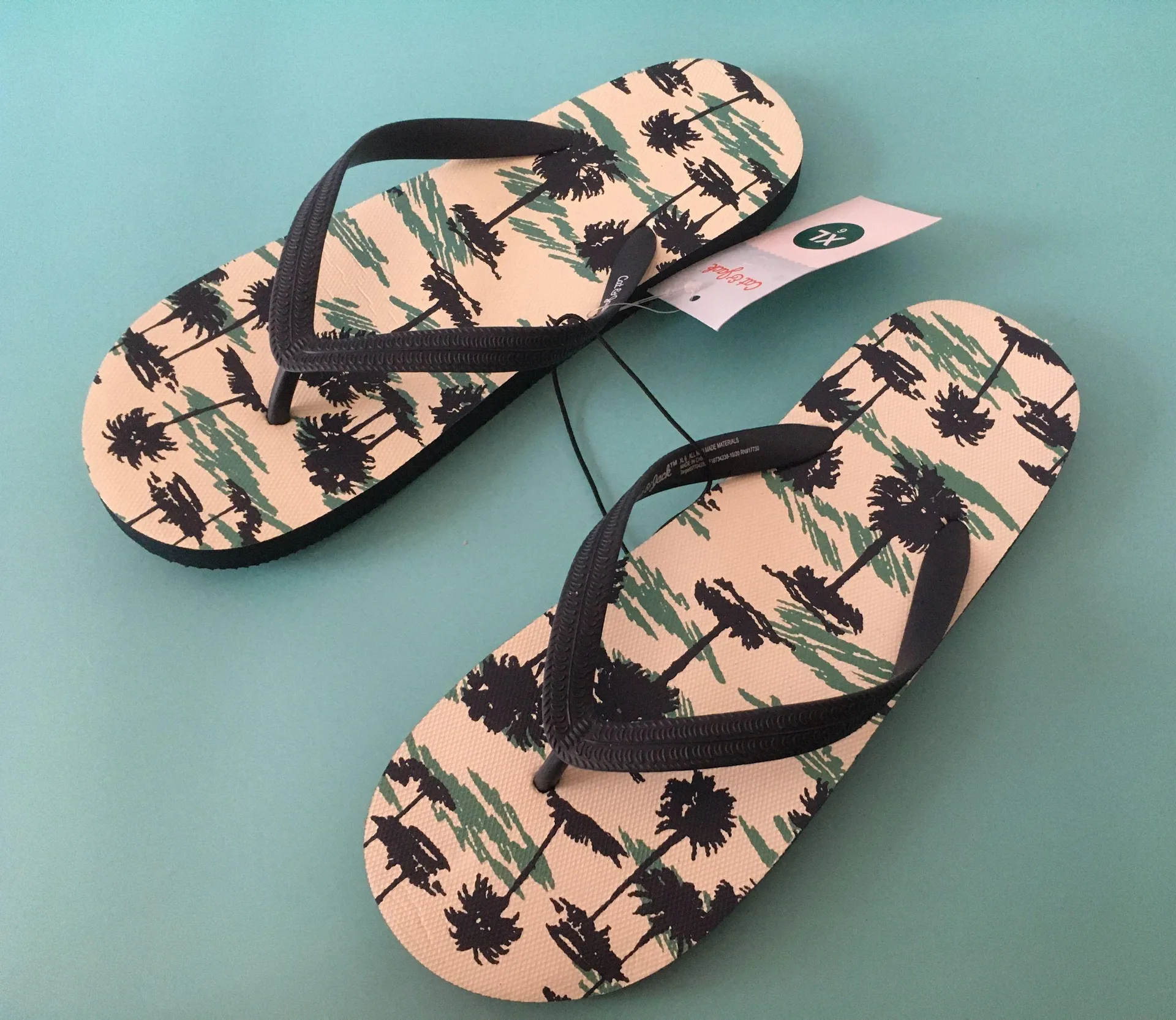 Flip Flops, Size 6 Blue - Image 4