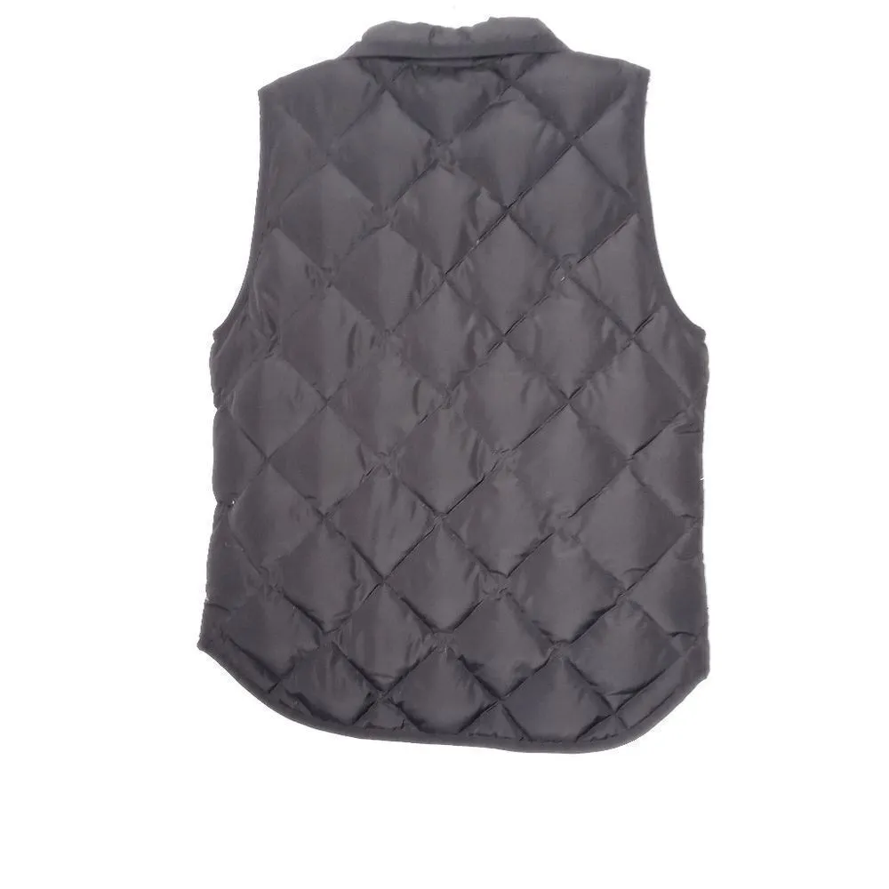 J. Crew black puffer vest jacket size small - Image 5