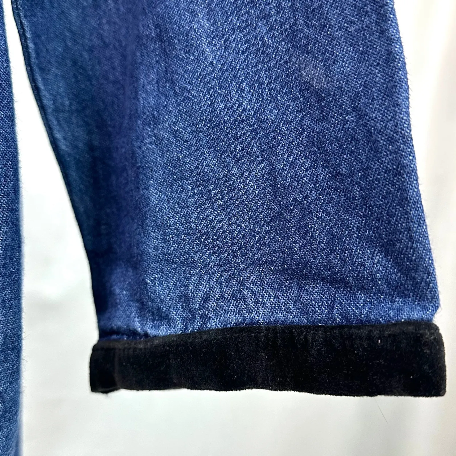 SUNBELT DENIM Vintage 80s/90s Blue Long Sleeve Button Front Maxi Dress Women's S - Image 5