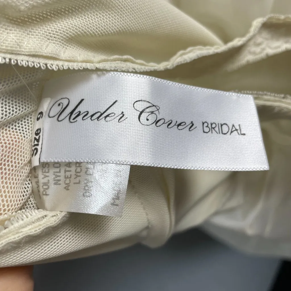 Under Cover Petticoat Slip Crinoline Wedding‎ Dress Quinceanera Ball Gown Size 9 White - Image 3