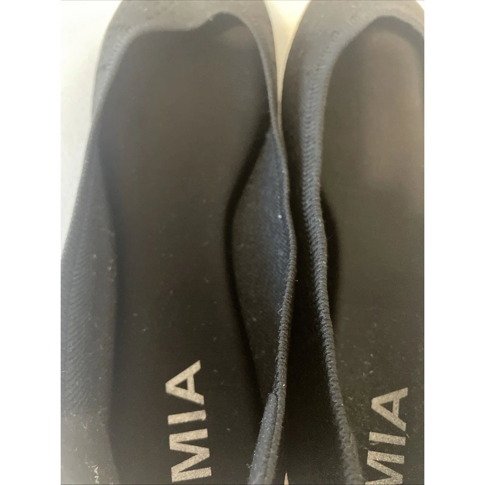 Mia Evanna Black Crochet Round Toe Flats Cushioned Comfort Women’s Size 8M - Image 6