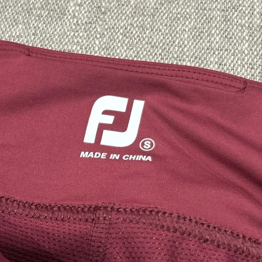 Footjoy Skort Womens Small Tennis Pickleball Layered Golf Skirt Maroon Stretch - Image 2