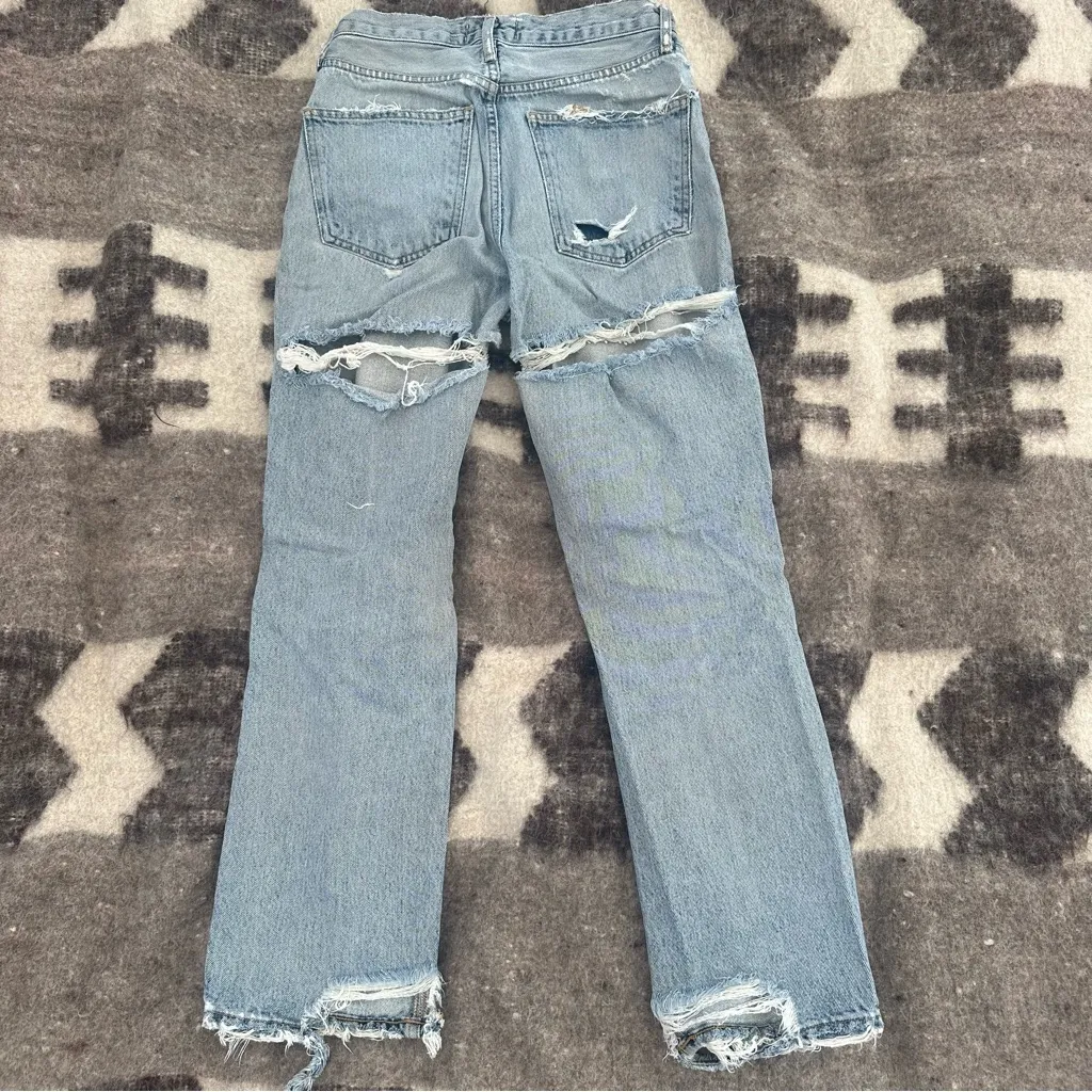 AGOLDE  Lana Distressed Jeans - Image 2
