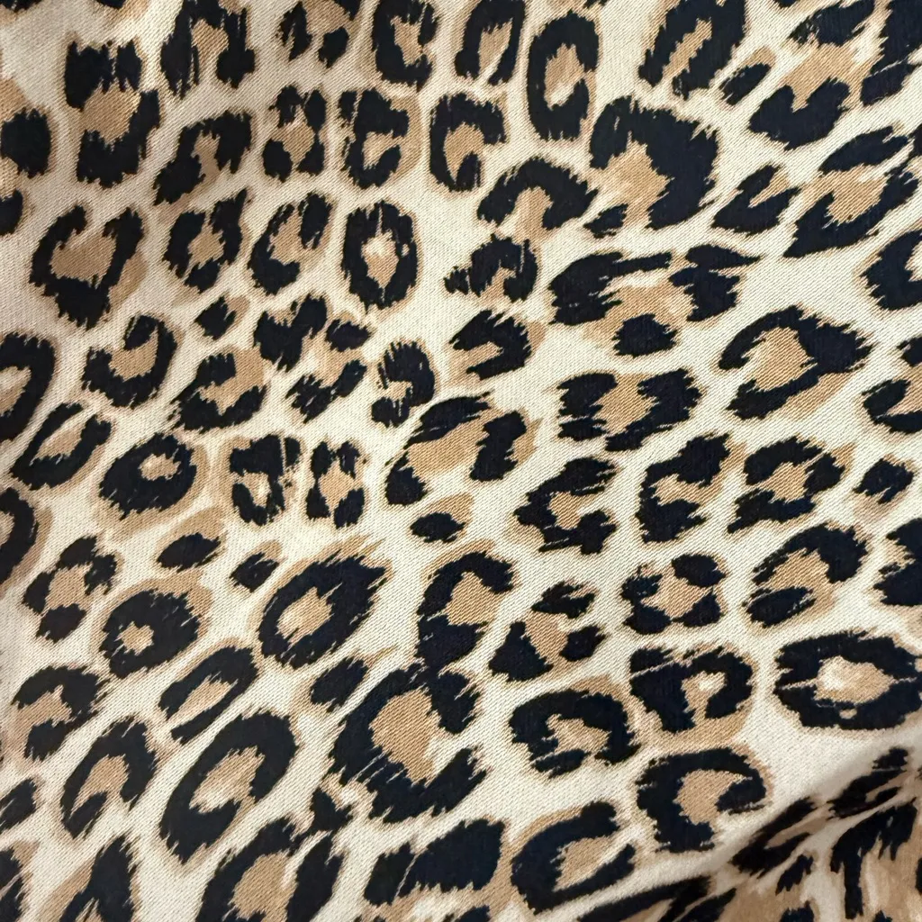 Anthropologie The Fleur Strapless Satin Maxi Slip Dress Cheetah Leopard Size XS - Image 5