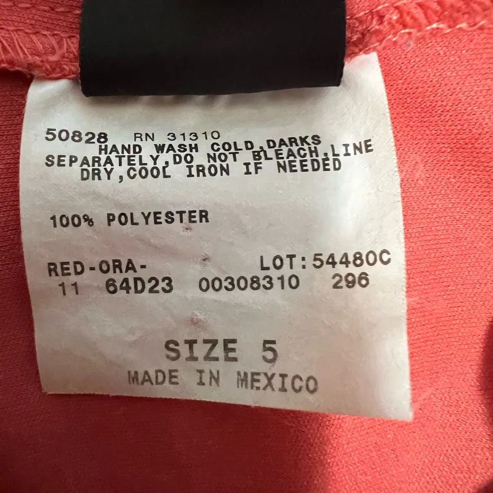 Studio Red and Orange Strapless Sheath Dress Size undefined - Image 5