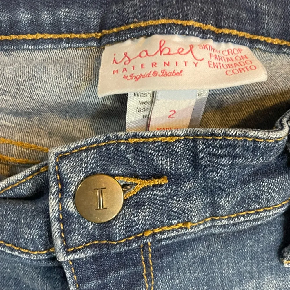 Isabel Maternity Cropped Skinny Jeans - Image 4