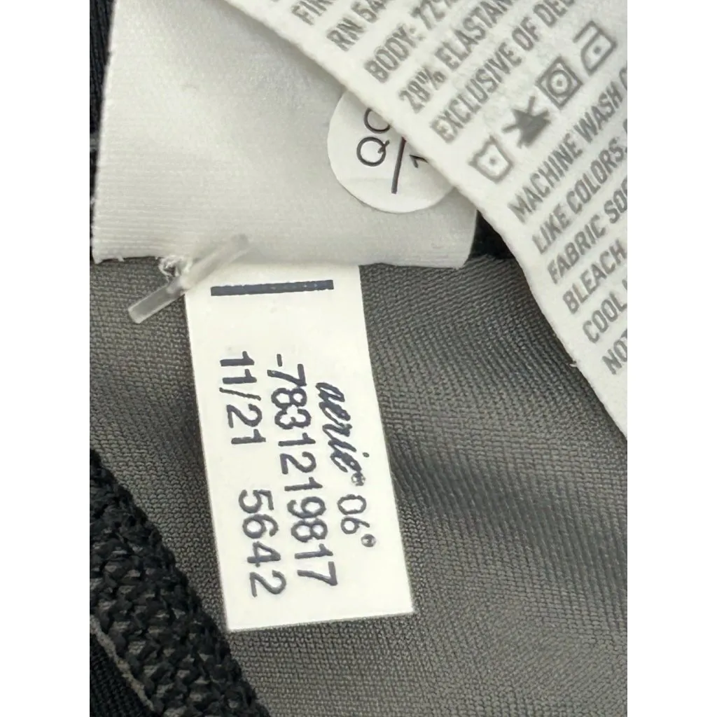 Offline by Aerie Goals 7/8 Legging Jogger Women’s Size Small Black White Stripe - Image 5