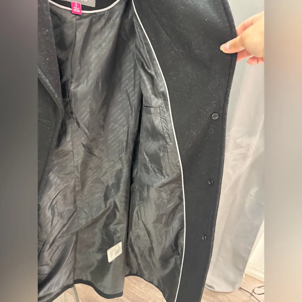 Vince Camuto Elegant Black Trench Coat - Image 7