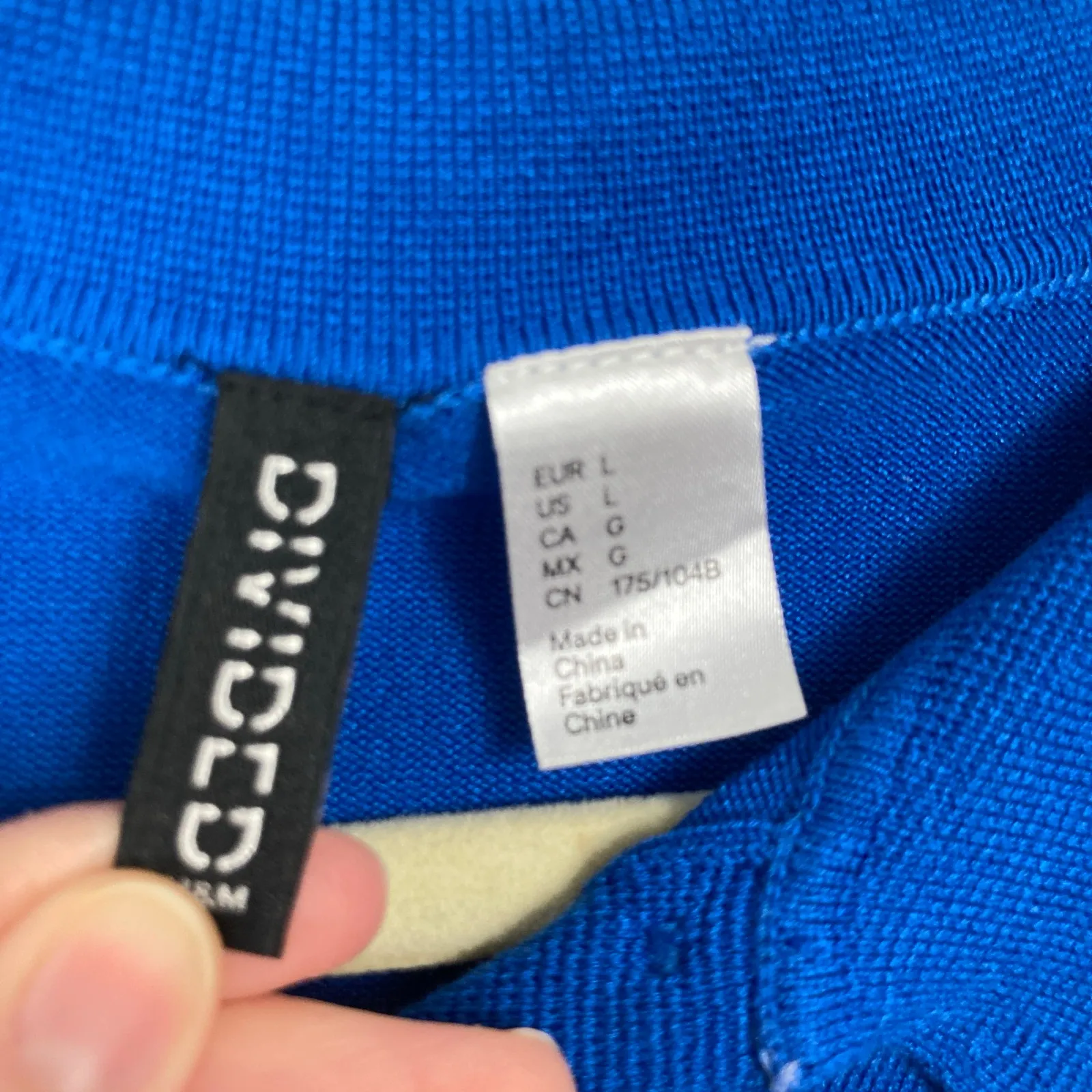 Divided Womens L Blue Polo Fine Knit Short Sleeve Sweater Retro Preppy Tennis Size L - Image 5