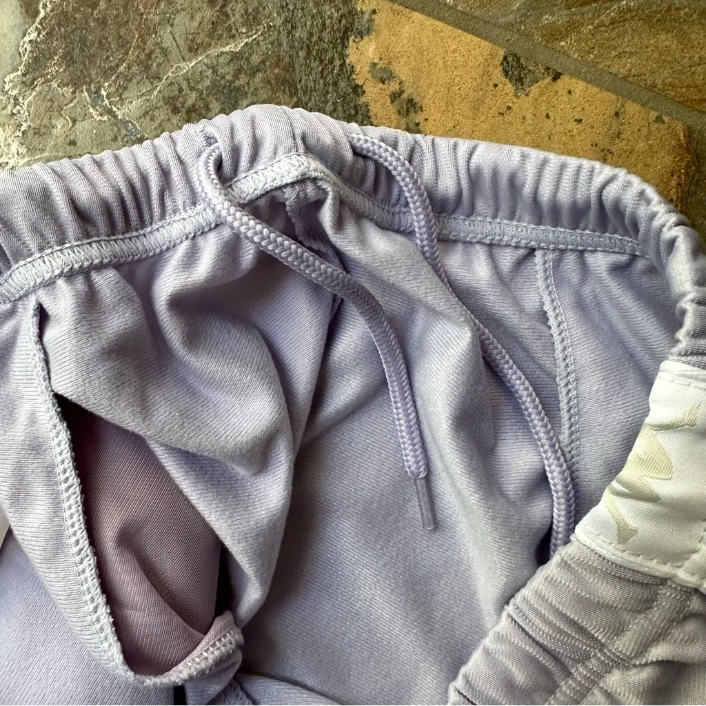 Kappa 222 Banda Wrastoria Slim Pants Lilac White Gray Women's Size Medium - Image 9