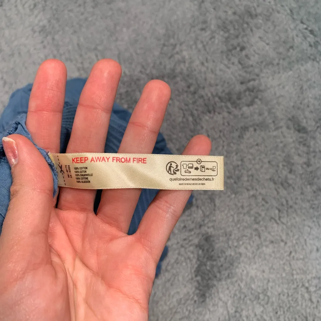 Free people intimately XS ruffle shorts blue - Image 8