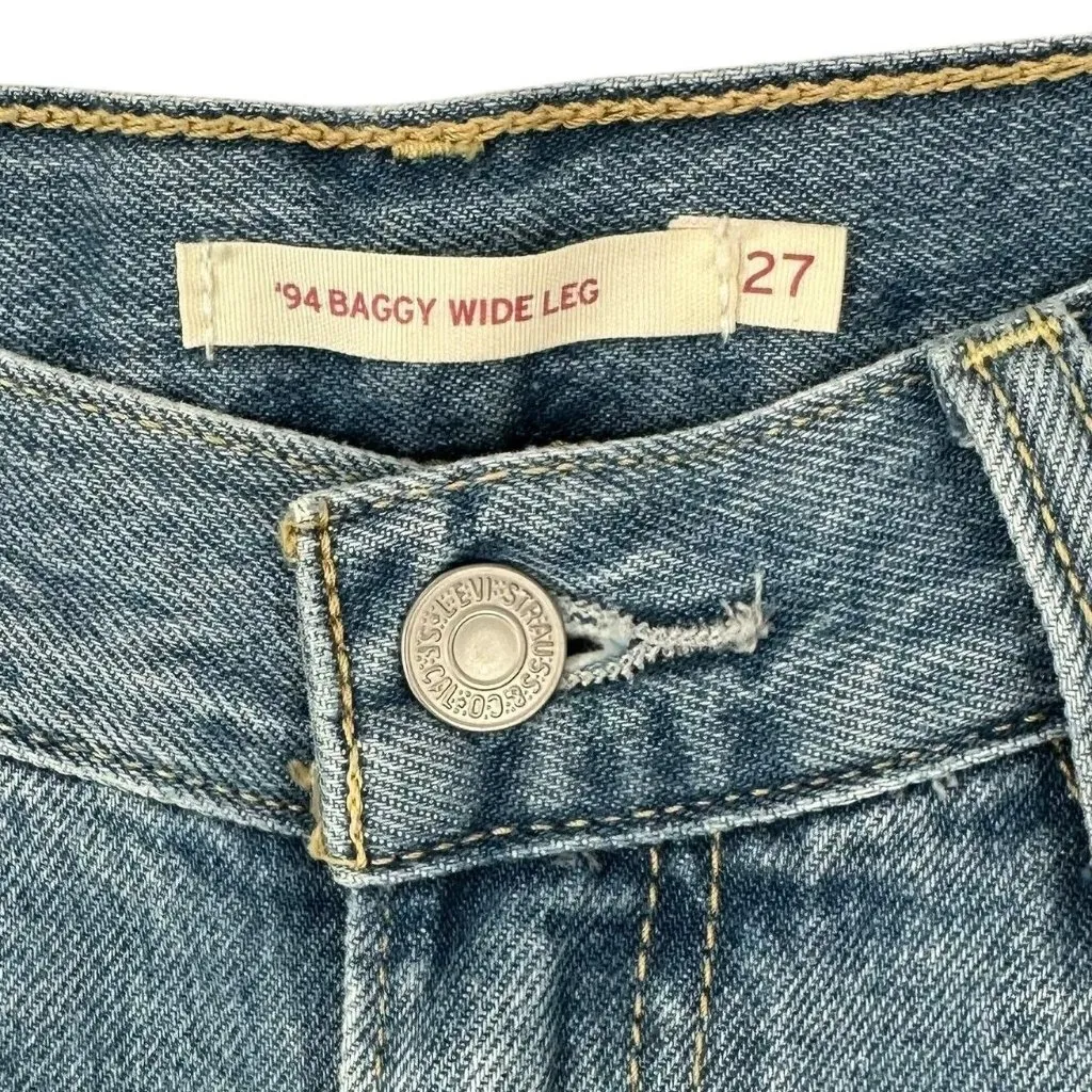 Levi's '94 Baggy Wide Leg Jeans Size 27 - Image 3