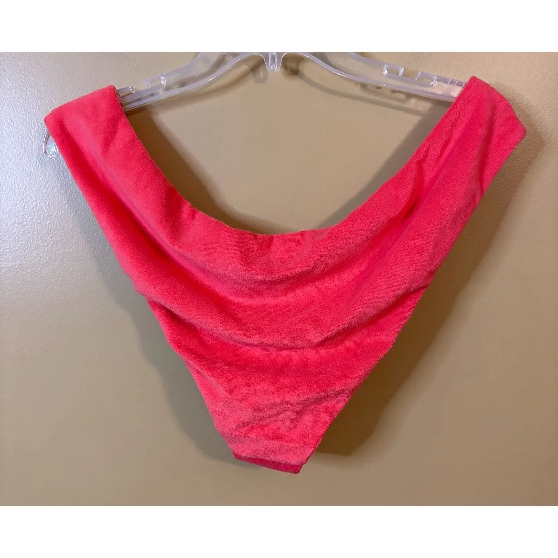 J Crew Coral Mid Rise High Cut Bikini Bottoms - Size 3X NWT - Image 4