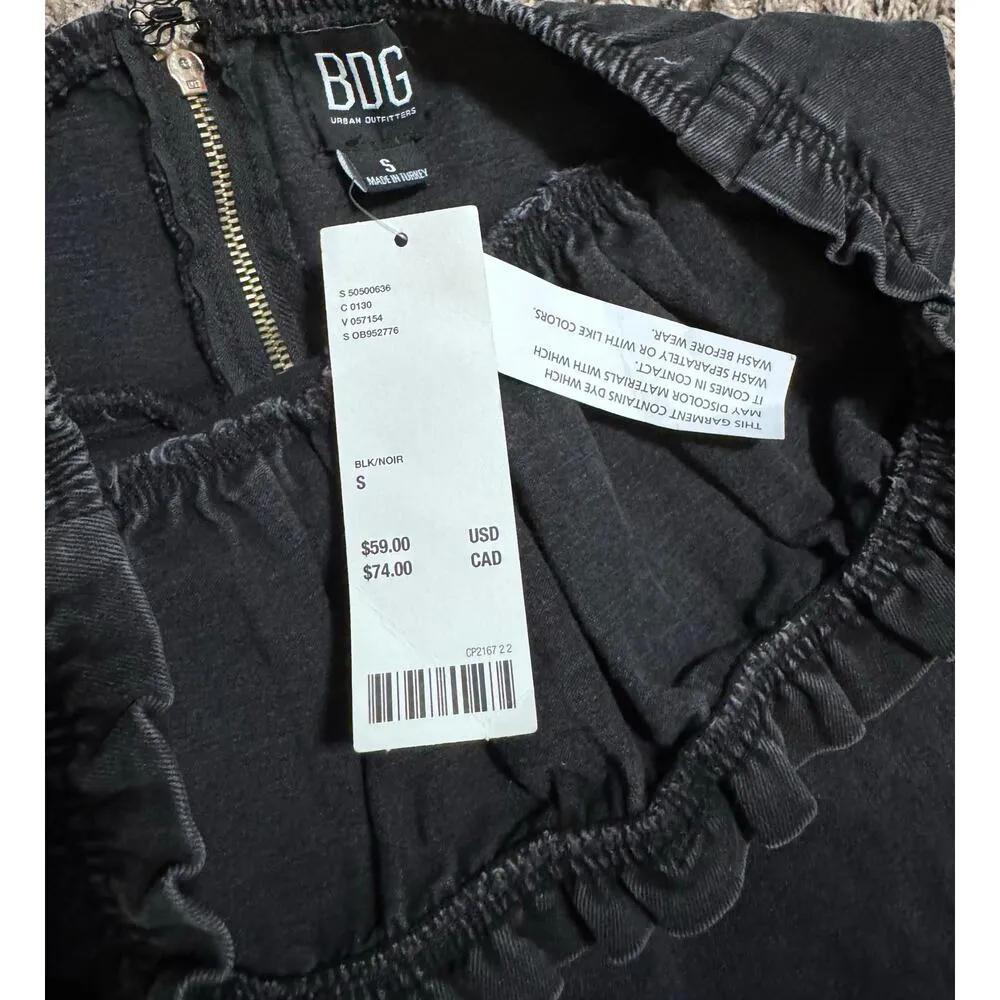 NWT Urban Outfitters Berlin Denim Strapless Mini Dress - Image 4