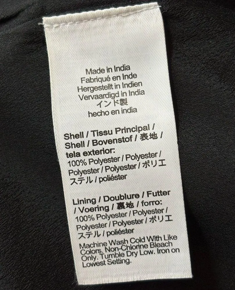 J.crew Button-front classic business preppy shift dress drapey crepe size small - Image 9