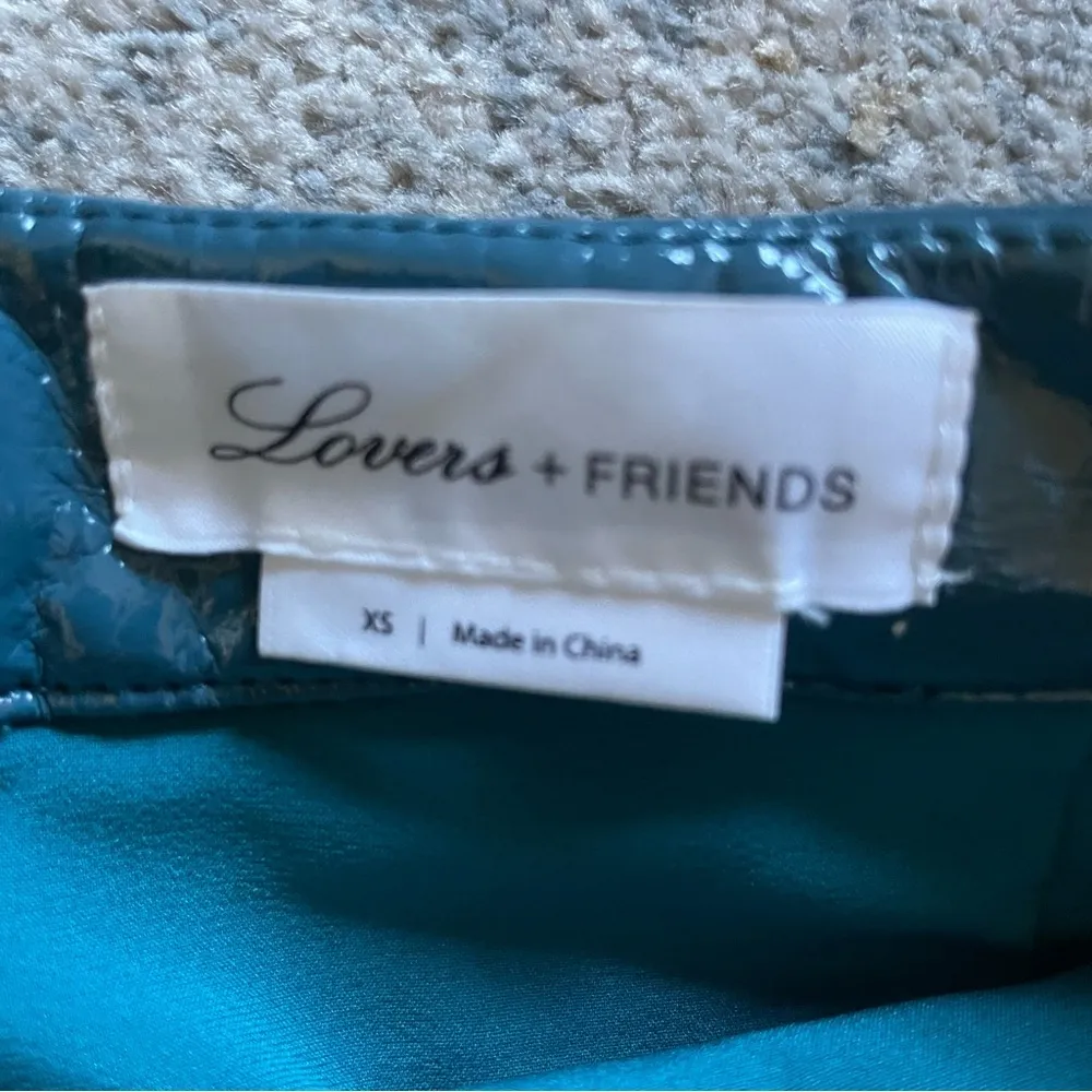 Lovers + Friends by Revolve Michelle Patent Leather MidiSkirt in Moroccan Blue - Image 8