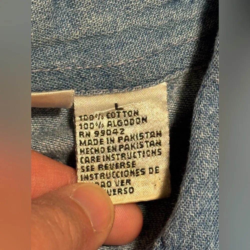 Las Olas Preloved  Cotton Floral Two Piece Outfit size large - Image 9