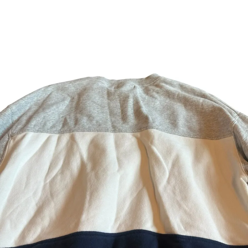 Spiritual Gangster Canyon Cotton Sweatshirt Color Block Pullover Sweater Medium - Image 8