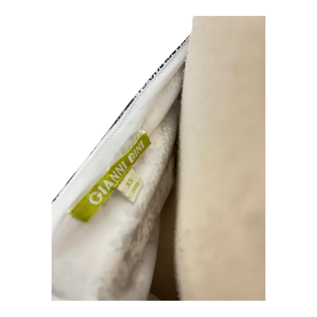 Gianni Bini Snakeskin Print Dress in Black and White Size XS - Image 3