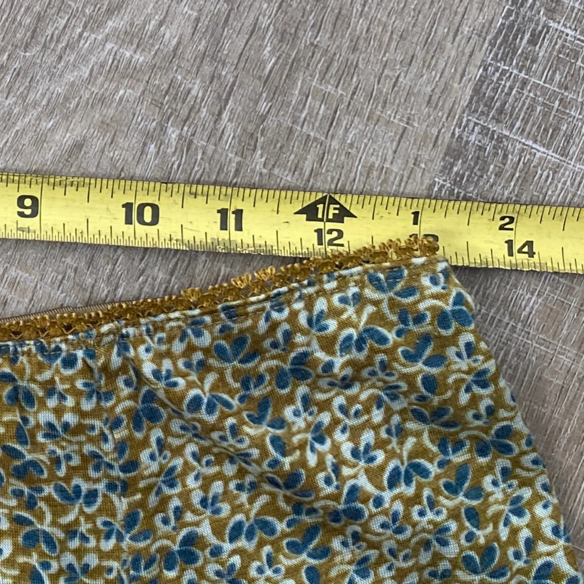 Vintage 90s Free People Ditsy Floral Mini Slip Skirt Womens Small Fairy Grunge - Image 11