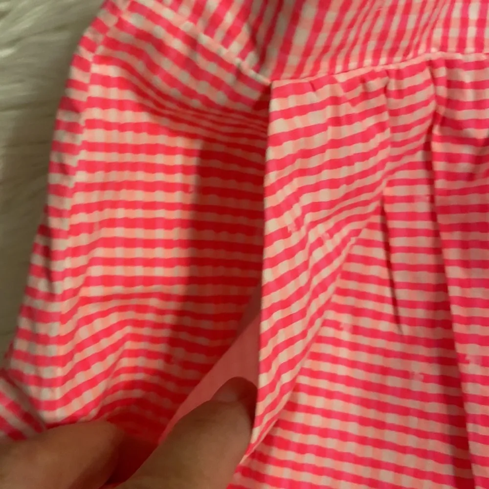 Lilly Pulitzer Skirt size XS excellent condition color pink and white length 16” - Image 5