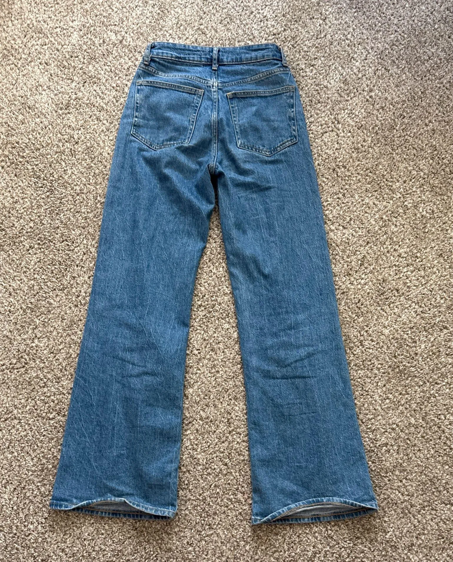 H&M High Waited Jeans Denim size US 4 - Image 2