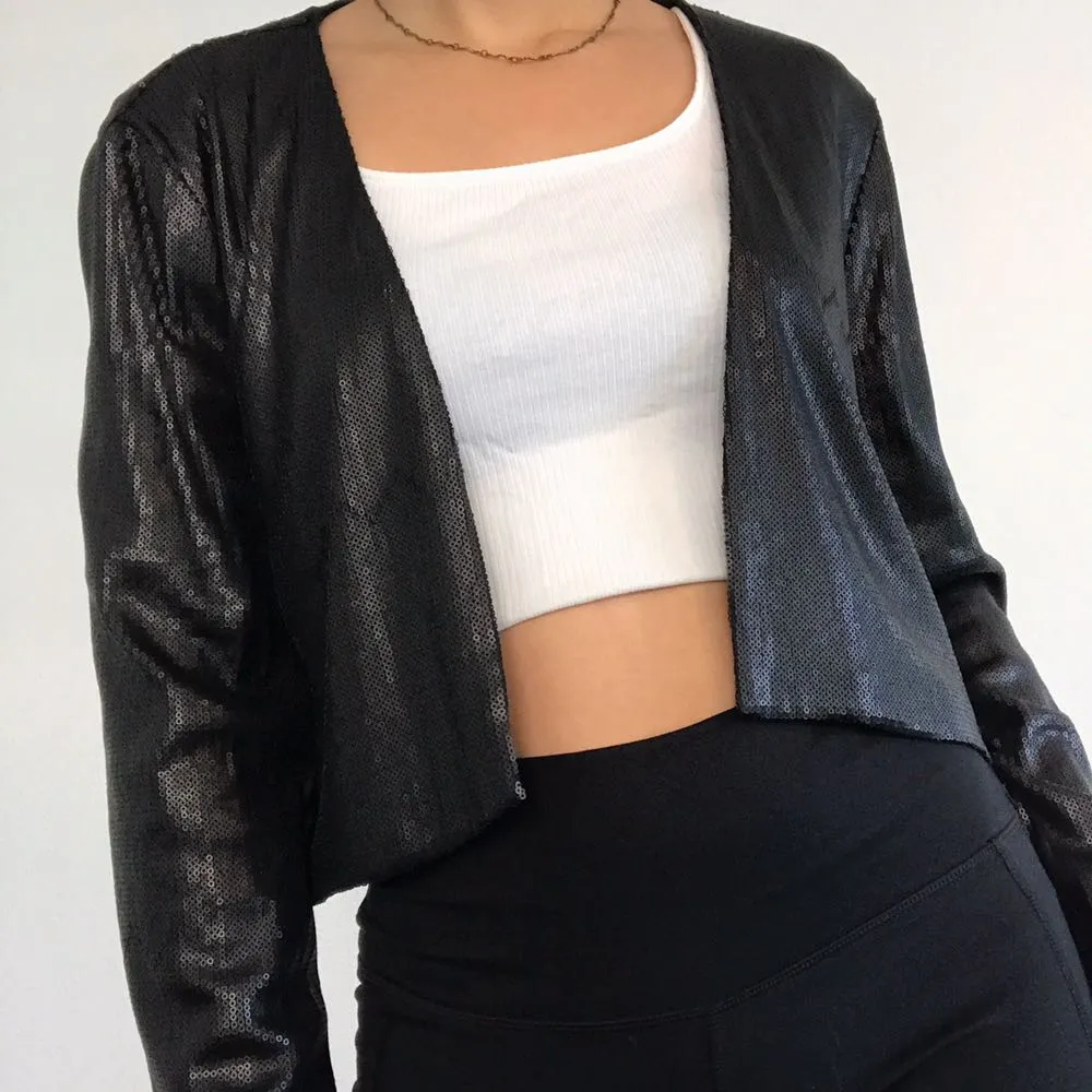 Sequin Cropped Cardigan  - Image 8