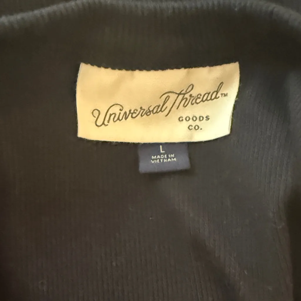 Universal Thread| Black Ribbed Tank Top Sleeveless Dress - Image 8