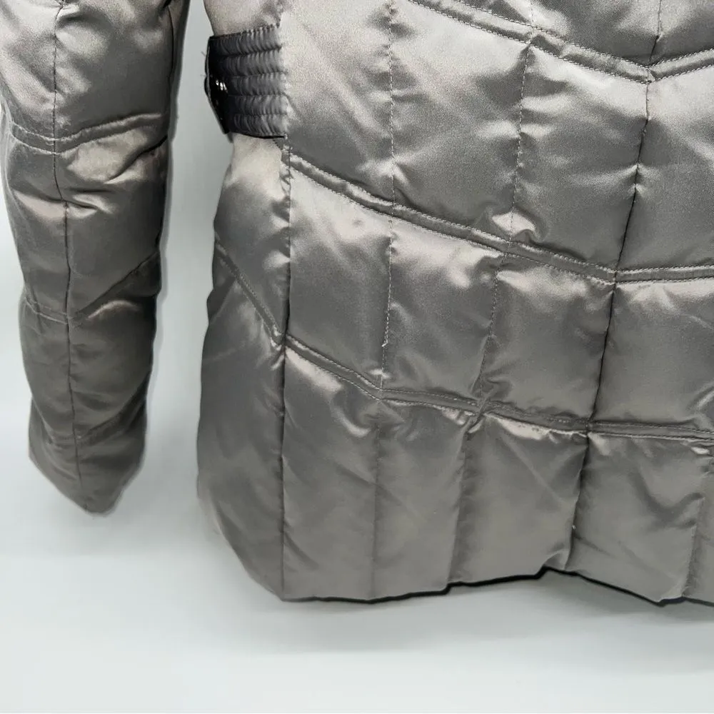 ZeroXposur Women's Puffer Jacket Silver Feather Filling Adjustable Back Belt-M - Image 8