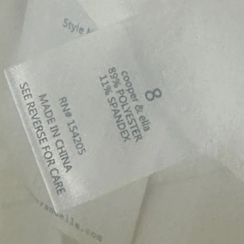 Cooper & Ella Boutique White Eyelet Front Tie Belt Dress Shorts NWT - Image 7