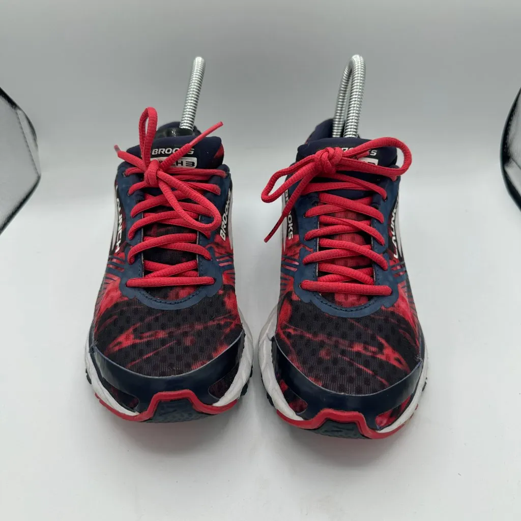 Brooks Women's Launch 3 Running Shoes Red/Blue Size 7.5 - Image 3