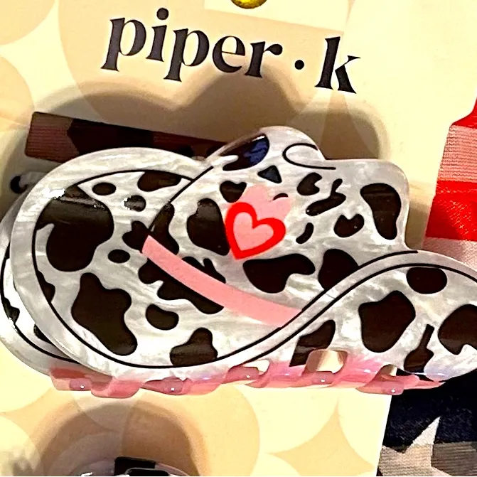 NWT..Piper K Cowboy Hat & Boot Hair Clips & 2 Piece Boho Mini Beaded Hair Combs - Image 3