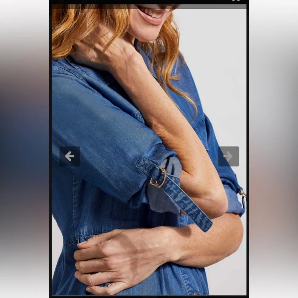 TRIBAL jeans tiered denim Jean dress - Image 3