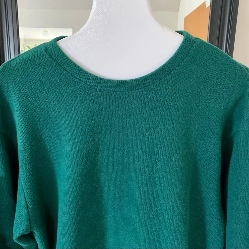 A New Day Green Ruffle Sleeve Sweater - Image 3