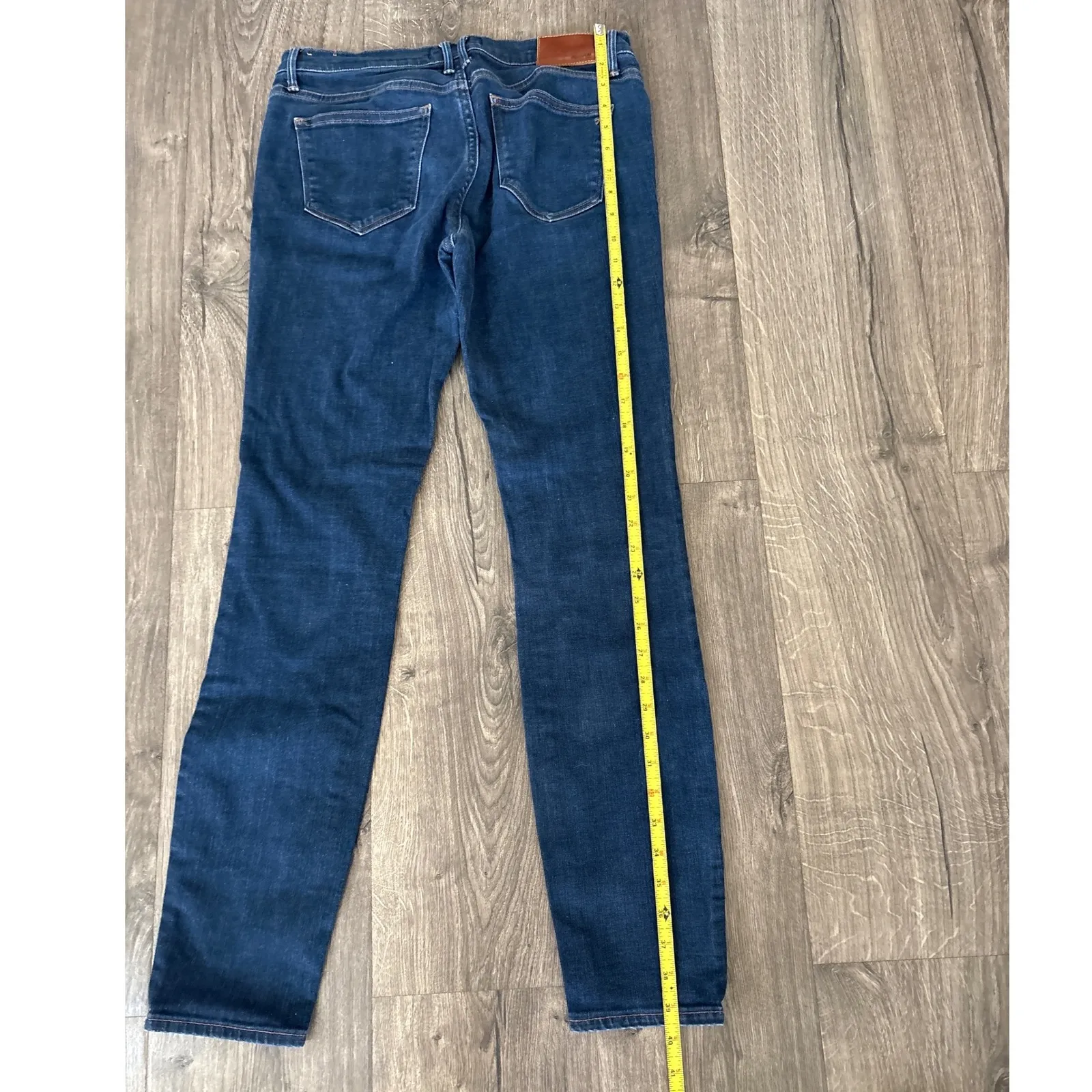 Madewell Women's Size 29x32 Dark Wash Skinny Jeans Classic Fit - Image 7