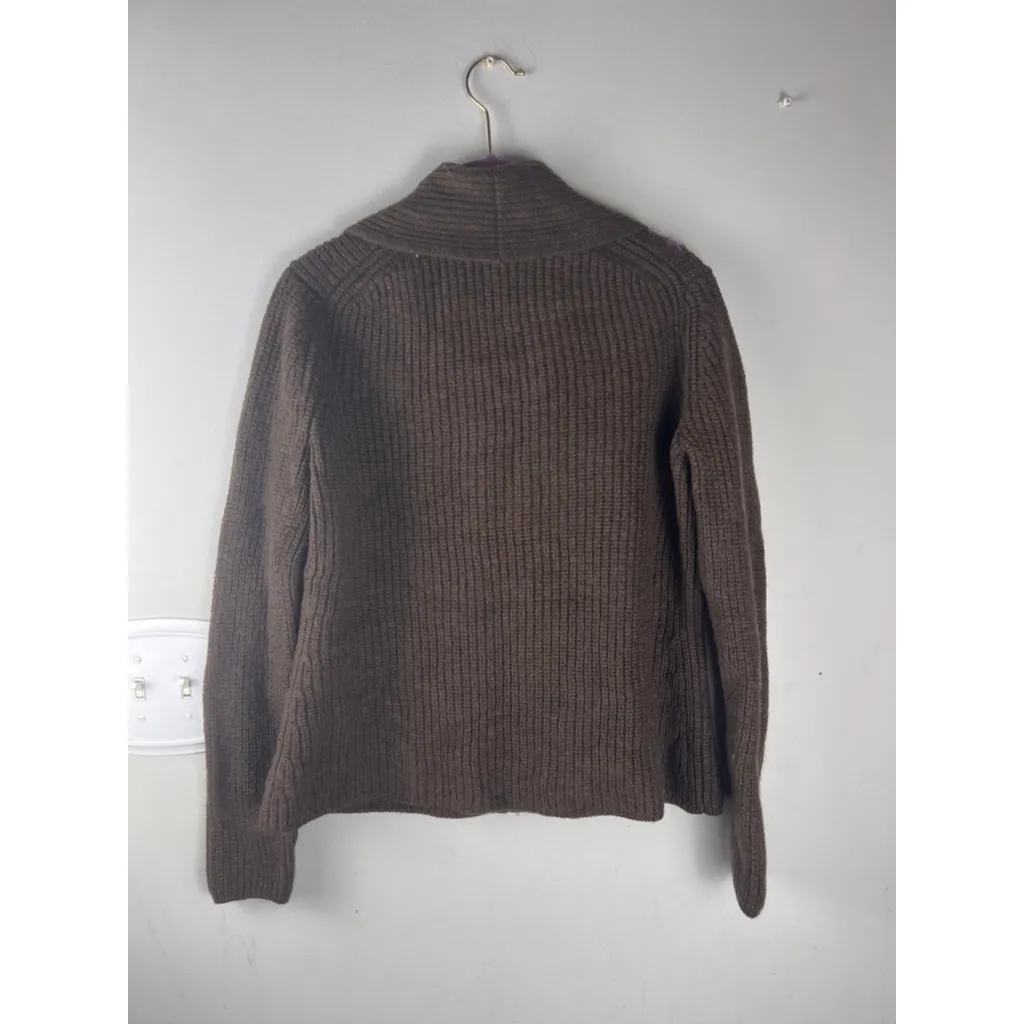 Brooks Brothers Merino Wool Cardigan Size M Hole Repair Project AS-IS - Image 4