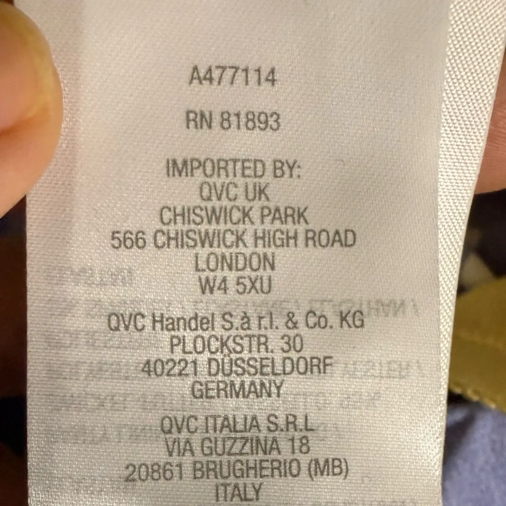 NWOT D & Co beach Surplice Flounce Sleeve Summer Swim Dress Navy Dot Size 22W Blue - Image 9